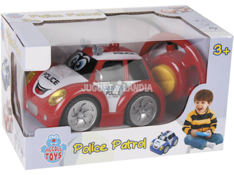 coche de policia con lancha playmobil