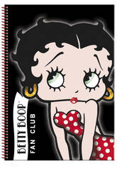 imagen Block A4 80 hojas cuadriculado Betty Boop Cinema