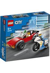 Lego City Police Moto della Polizia e Auto per la fuga 60392