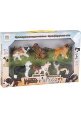 Figuras Set C�es Ra�a 6 Unidades 6cm