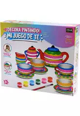 Set de Thé Pour Peindre avec Peinture