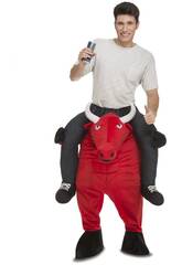 Disfraz Hombre L Ride On Toro Rojo