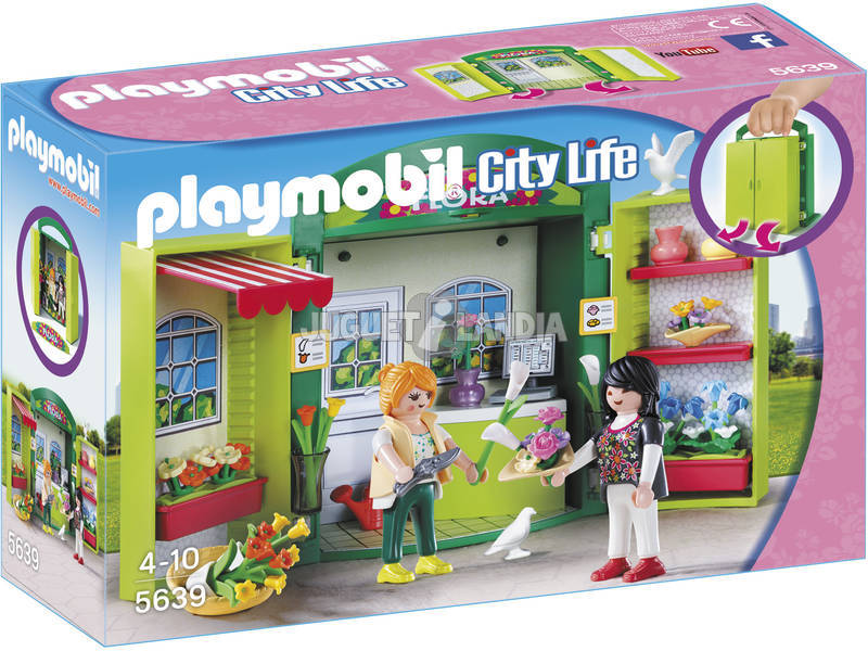 Loja de flores Playmobil Cofre 5639
