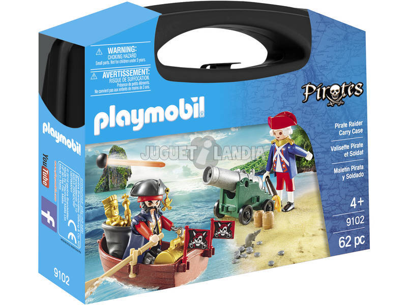 Playmobil Maletín Grande Pirata y Soldado 9102