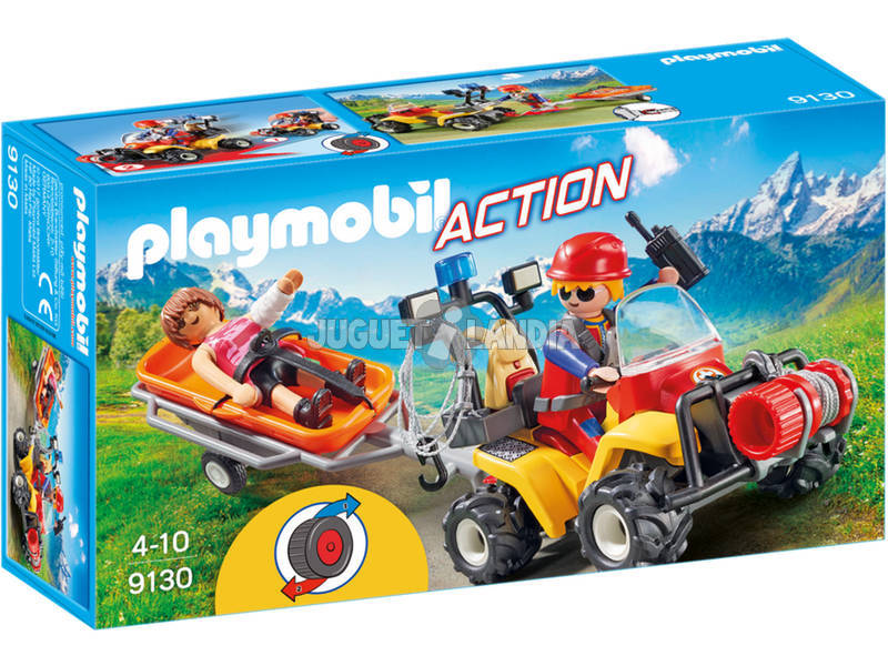 Playmobil Secouriste des Montagnes avec Quad 9130