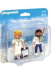 Playmobil Comandante e Hostess Nave 9216
