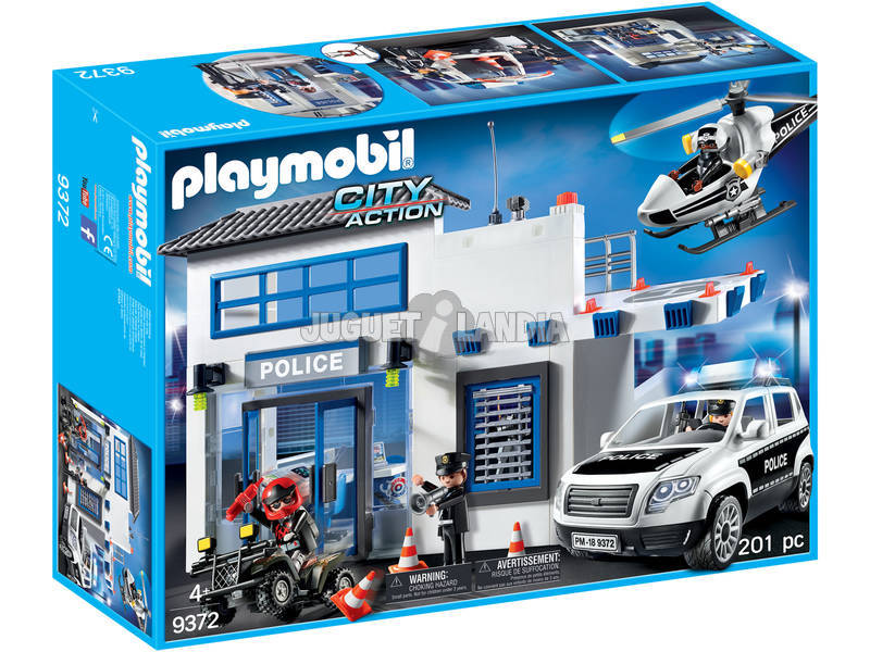 Playmobil Poste de Police et Véhicules 9372