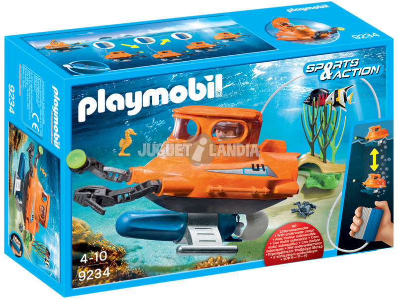 Playmobil Submarino Con Motor 9234