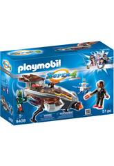 Playmobil Gene et Sykroniano Avec le Bateau 9408