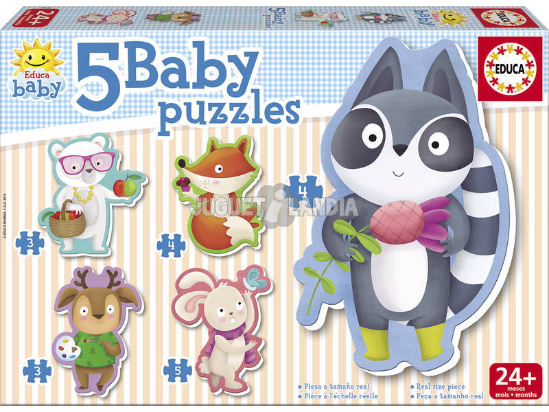 Baby Puzzle Animaletti Educa 16816