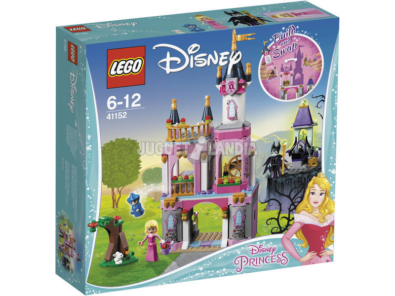 Lego princesas castelo de conto de fadas da bela adormecida 41152