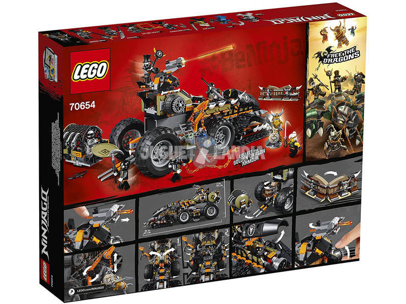 Lego Ninjago Turbo Cingolato 70654