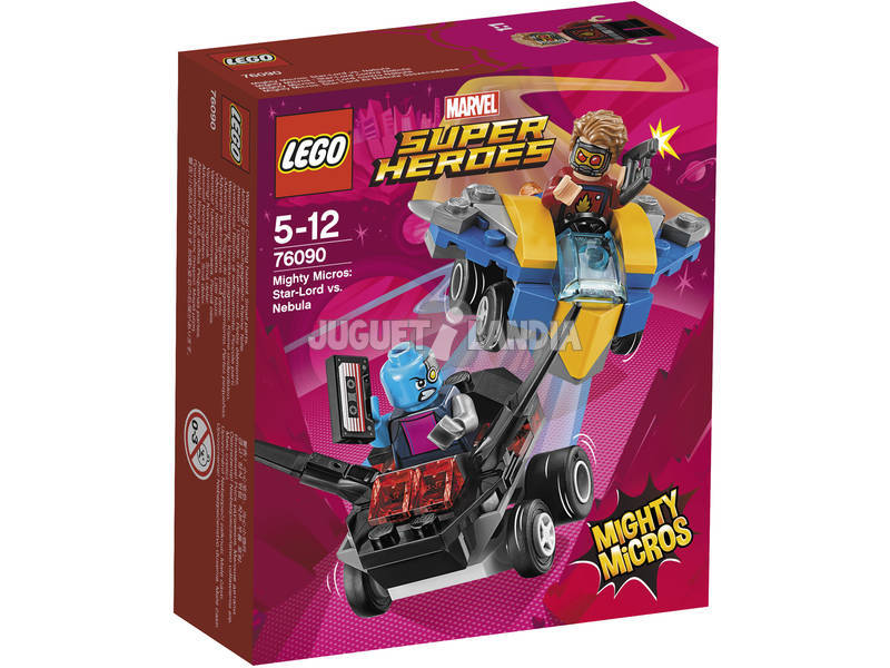 Lego Super Heróis Mighty Micros Starlord vs. Nebula 76090