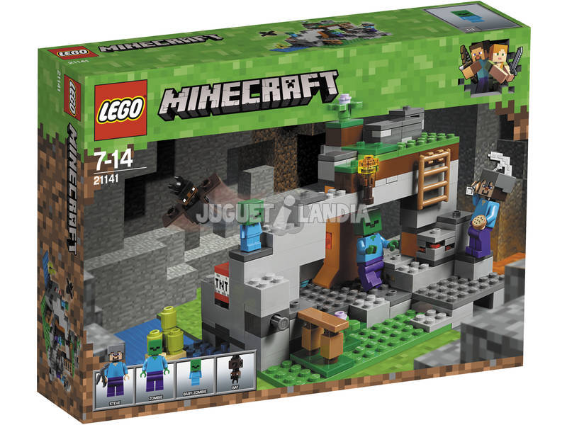 Lego Minecraft La Cueva de los Zombis 21141
