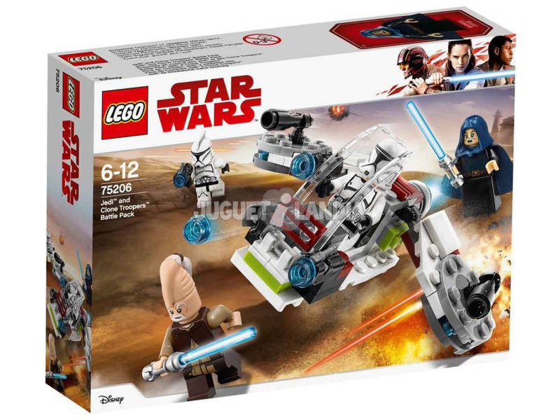Lego Star Wars Pack de Combate Jedi y Soldados Clon 75206