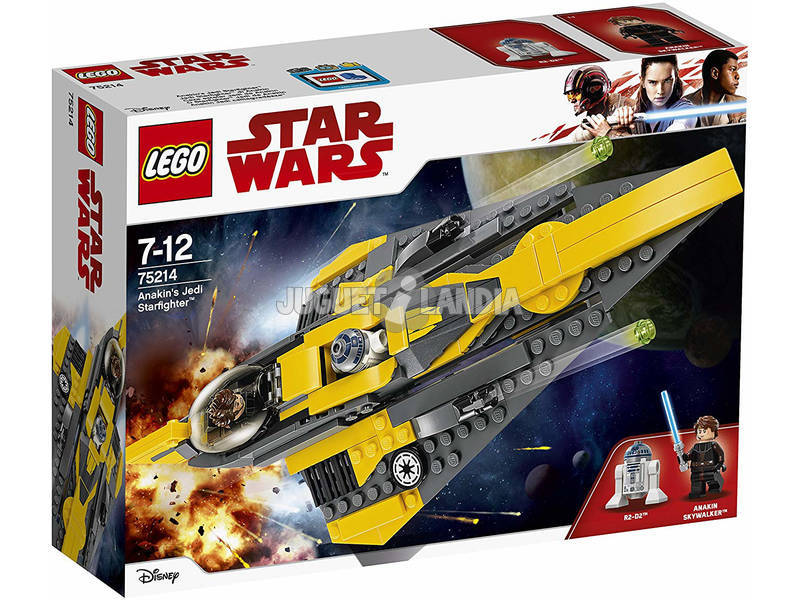  Lego Star Wars Caça estelar Jedi de Anakin 75214