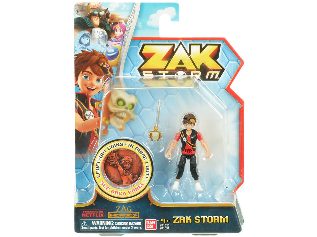 Zak Storm Figura Bandai 41530