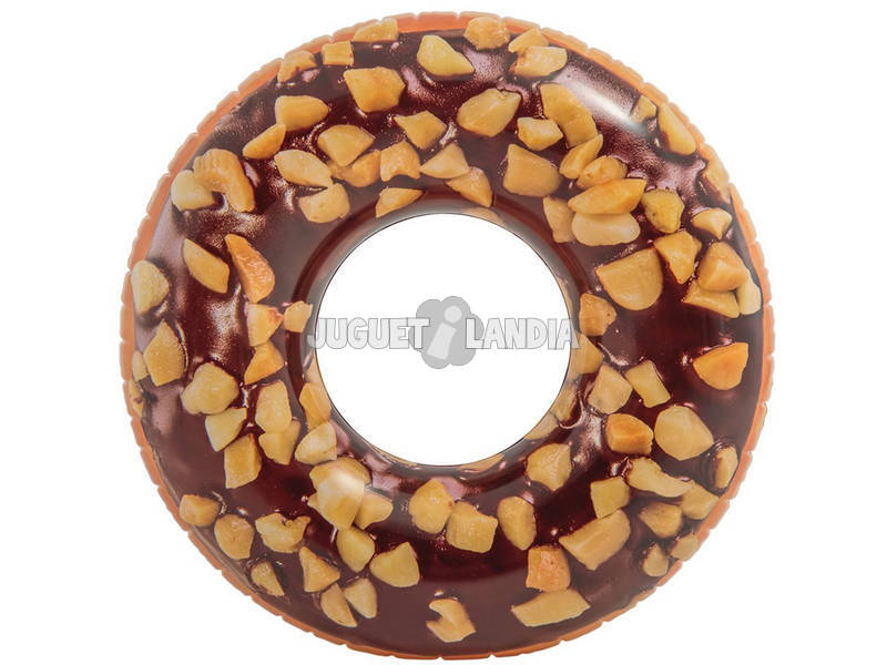 Bouée Gonflable Donut Chocolat 114 cm. Intex 56262