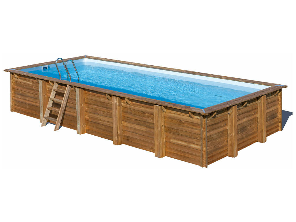 Pool Rechteckig Holz Mint 1000x400x146 Cm. Gre 788032