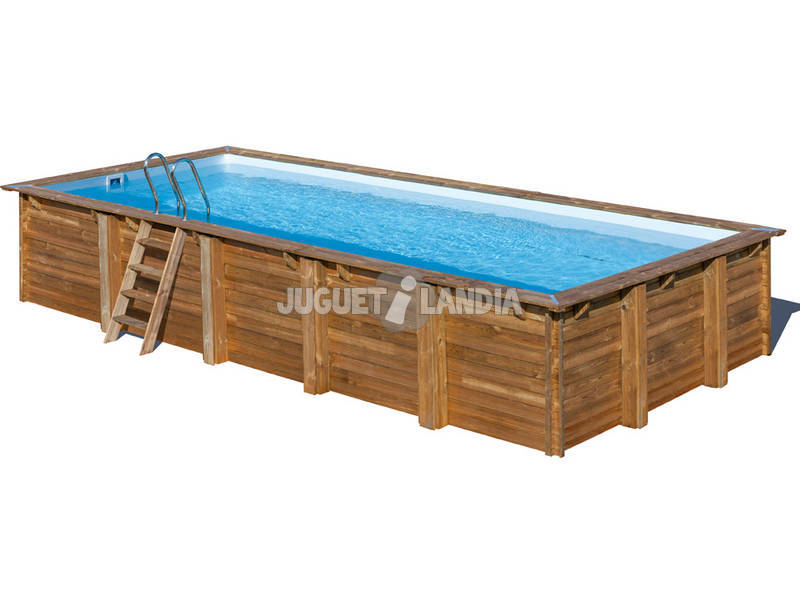 Pool Rechteckig Holz Anise 900x300x146 Cm. Gre 788031