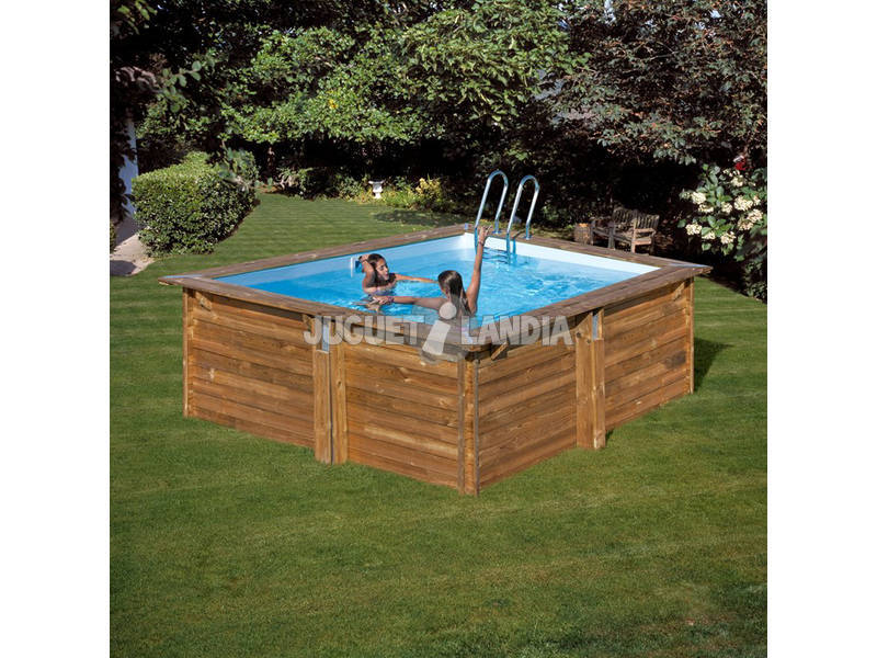 Pool Holz Viereckig