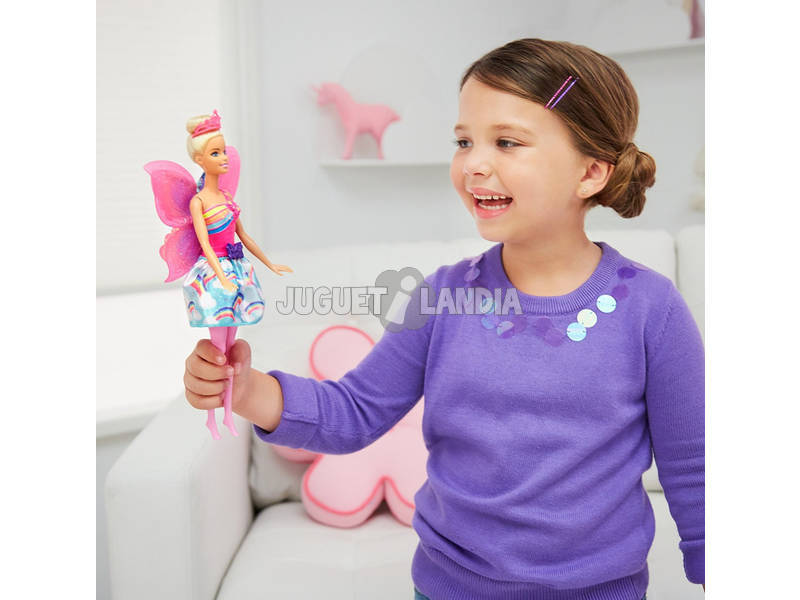 Barbie Magia Asas Loira Mattel FRB08