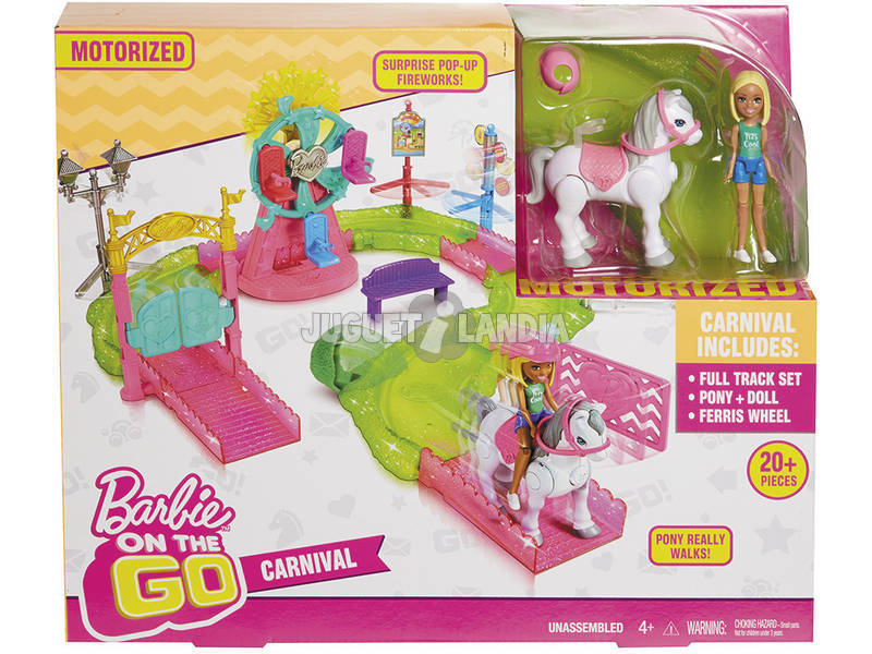 Barbie Parti e Vai Luna Park Mattel FHV70
