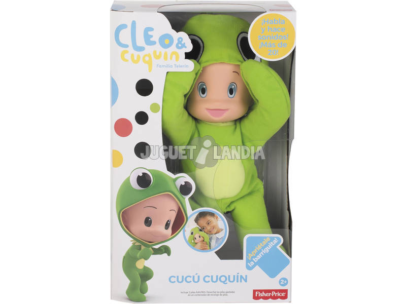 juguete de la Familia Telerín Cleo & Cuquin Muñeco Cucu Cuquín Mattel GBN41 