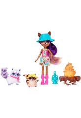 Enchantimals Coffret Camping Raelin Raton Laveur Mattel FJJ29