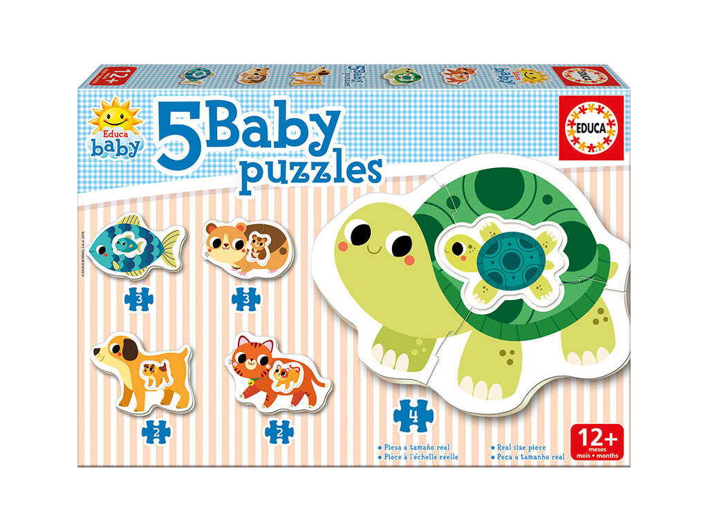 Baby Puzzle Animais Educa 17573