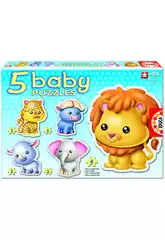 Baby Puzzle Animais Selvagens Educa 14197
