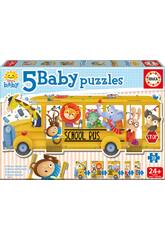 Baby Puzzle Pulmino degli animali Educa 17575