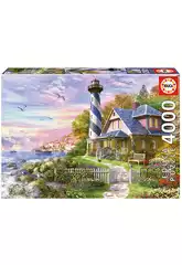 Quebra-cabeça 4000 Faro Em Rock Bay Educa 17677