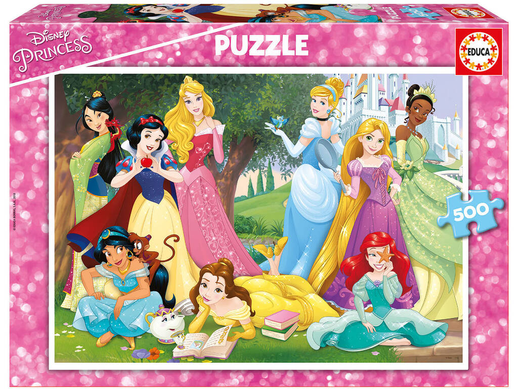 Jogo Menina Disney Princesa Puzzle 30 Peças Quebra Cabeça