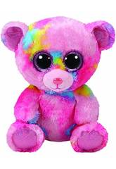 Peluche Frankie Orso Rosa Multicolore 15 Cm TY 36899TY