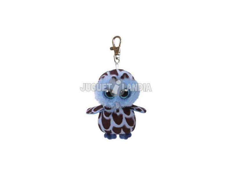 Peluche Porte-clés Yago Blue Owl 10 cm Ty 35212