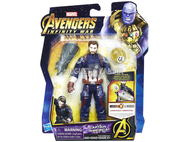 Avengers (Vingadores!) Infinity War Figura 15 cm. com Acessório Hasbro E0605