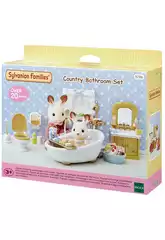 Sylvanian Families Salle de Bain Style Maison de Campagne Epoch d'Enfance 5286