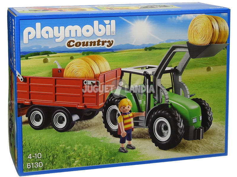 Playmobil Tracteur avec Remorque