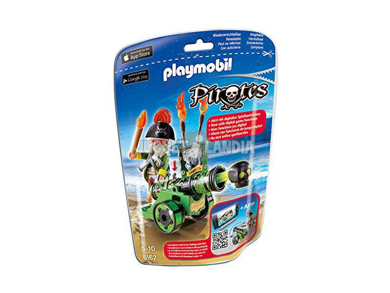 Playmobil Cañon Interactivo Verde con Pirata