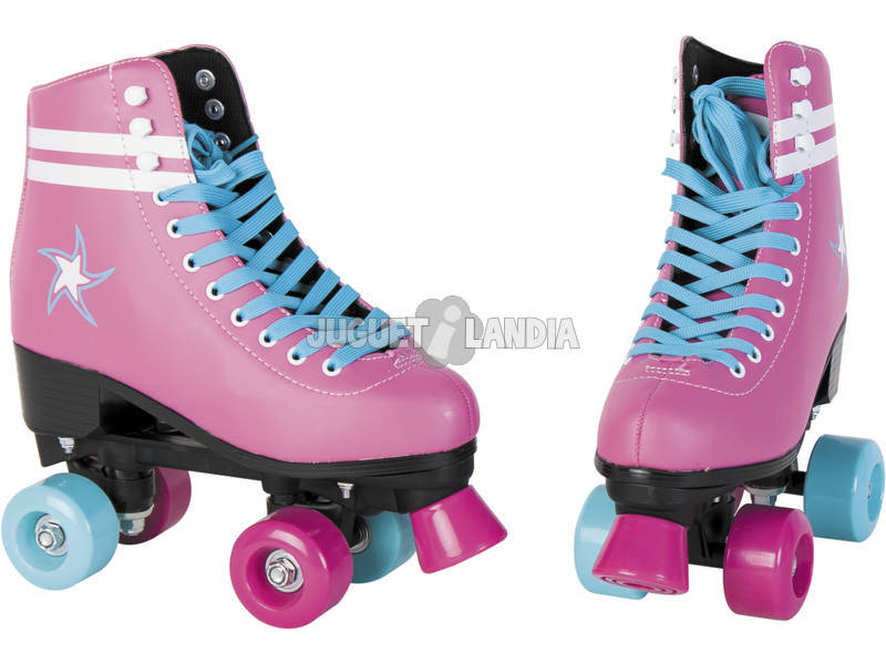 Patins 4 Roues Rose T34