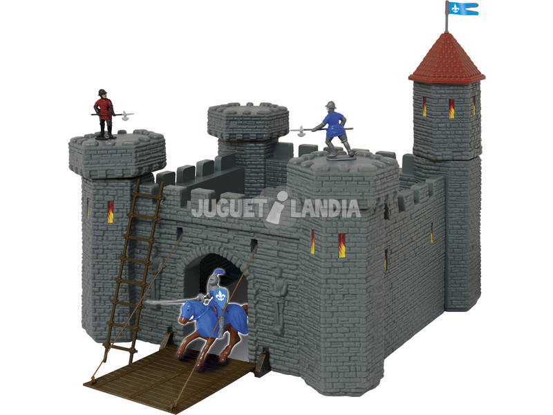 Castelo Medieval com Catapulta 