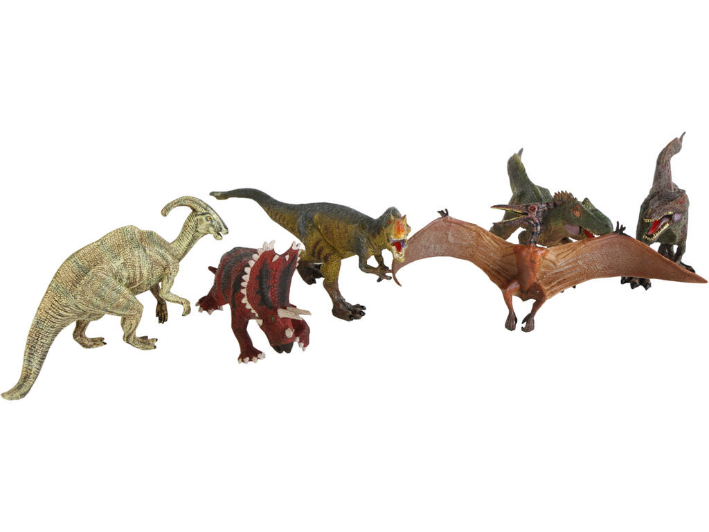 Juego De 6 Uds De Juguetes De Dinosaurios Para Niños De 2 A 8 Años