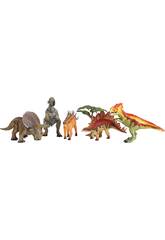 Set 5 Dinosauri e 1 Albero 