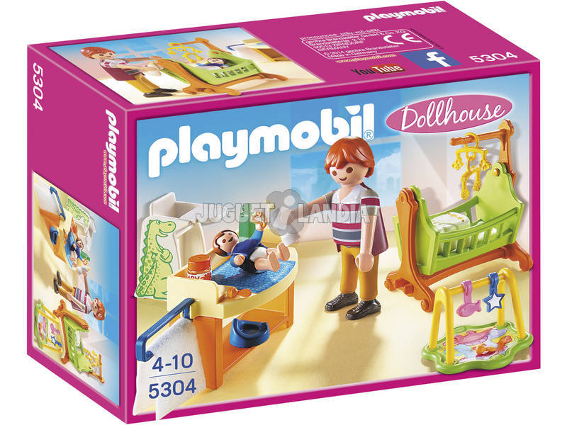 Playmobil Chambre de Bébé avec Berceau 5304