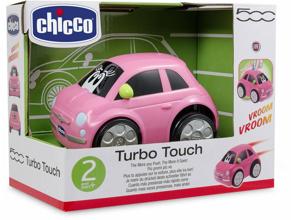 Turbo Touch Fiat 500 Cor-de-Rosa