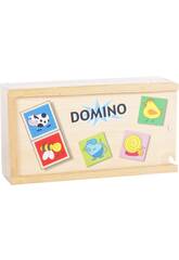 Hölzerne Domino Tabellen Spielzeug Tiere 5x10x19cm