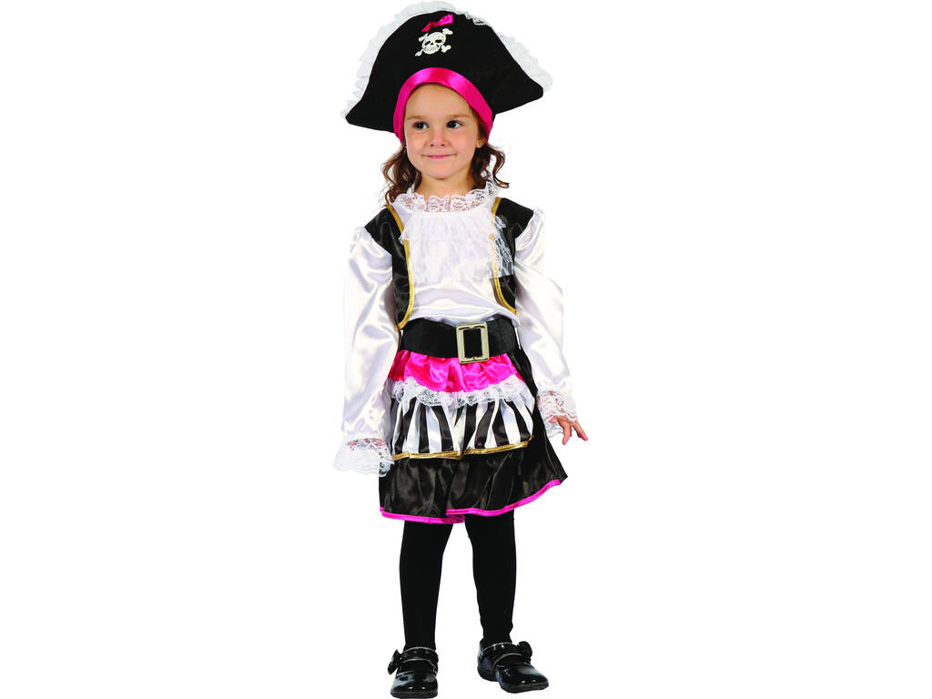 Disfraz Pirata Chica para Bebé Talla M