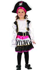 Disfraz Pirata Chica para Bebé Talla M
