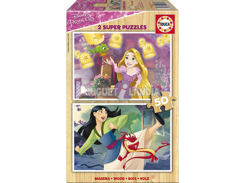 Quebra-cabeça 2X500 Princesas Disney Educa 19253 - Juguetilandia